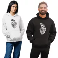 Rock&Roll King - Unisex Kapucnis Pulóver