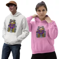 Végtelen kövek disznó - Unisex Kapucnis Pulóver