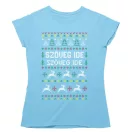 Csúnya Karácsonyi Női Pólók - Egyedi szöveggel