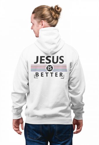 Jesus is better - Zipzáros Pulóver