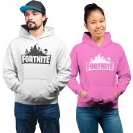 Fortnite logó - Unisex Kapucnis Pulóver