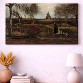 Vincent van Gogh - Kert Nuenenben vászonkép