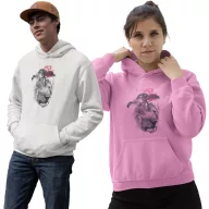 Dzsungel királya - Unisex Kapucnis Pulóver