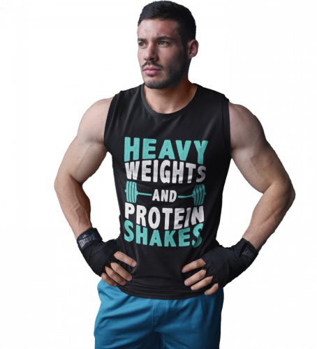 Heavy weights and protein shakes - Férfi Atléta
