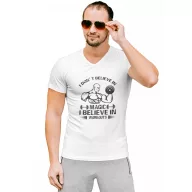 I don't believe in magic - Férfi V Nyakú Póló