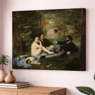 Édouard Manet - Reggeli a szabadban vászonkép