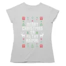 Boldog karácsonyt te mocskos állat - Női Póló