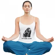 Stop animal testing - Női Spagetti Top