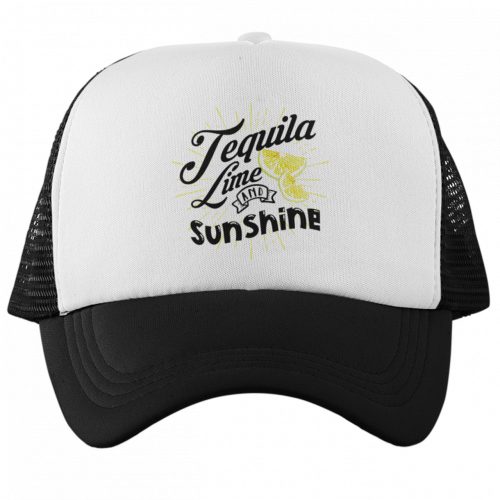 Tequila & Lime & Sunshine - Trucker Hálós Baseball Sapka