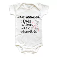 Napi teendők - Prémium Baba Body