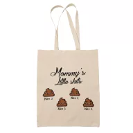   Anya és kicsi kakijai - Személyre szabható - Vászontáska