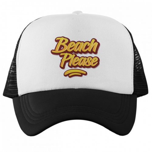 Beach Please - Trucker Hálós Baseball Sapka