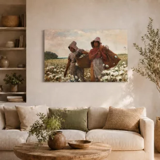 Winslow Homer - A gyapotszedők vászonkép