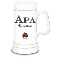   Apa kis szarosai (Személyre szabható) - Kerámia Söröskorsó