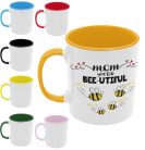 Bee-utiful Anya és méhecskéi (Személyre szabható) - Színes Bögre