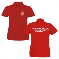 Magyarország Szurkolói Galléros Női Póló