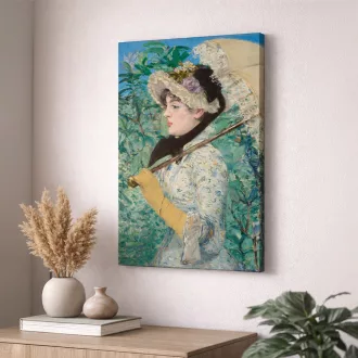 Édouard Manet - Tavasz vászonkép