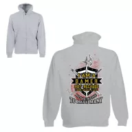   Gamer vagyok de nem azért mert nincs életem - Unisex Zipzáros Pulóver