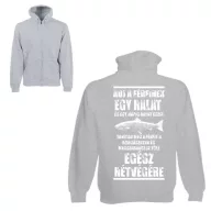   Tanítsd meg a férfit horgászni - Unisex Zipzáros Pulóver