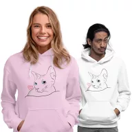 Szfinx macska - Unisex Kapucnis Pulóver