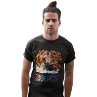 One Piece Fire Ace - Férfi Póló