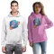 Rakétás Űrhajós - Unisex Kapucnis Pulóver