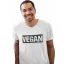 Vegan logó - Férfi V Nyakú Póló