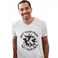 Not your mom not your milk - Férfi V Nyakú Póló