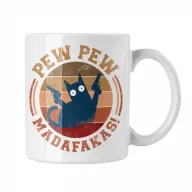 Pew-Pew Madafakas - Fehér Bögre