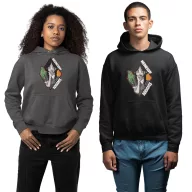 Wednesday Addams & Izé - Unisex Kapucnis Pulóver