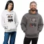 Mini Horror Baráti Csapat - Unisex Kapucnis Pulóver