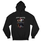 Mini Horror Baráti Csapat - Unisex Kapucnis Pulóver