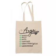 Egy anya tulajdonságai - Vászontáska