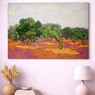 Vincent van Gogh - Olajfák vászonkép (F 710)