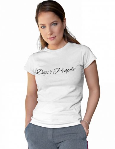 Dogs > People - Női Póló