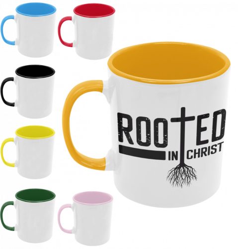Rooted in Christ - Színes Bögre