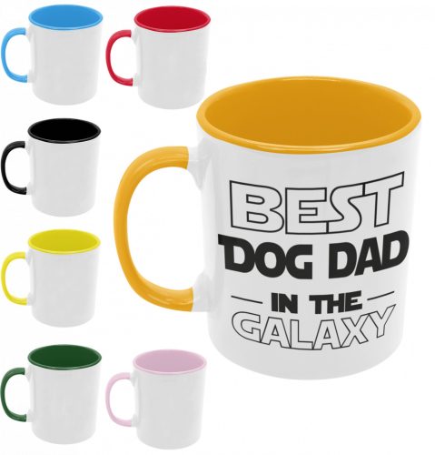 Best dog dad in the galaxy - Színes Bögre
