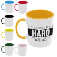 It's going to be hard - Színes Bögre