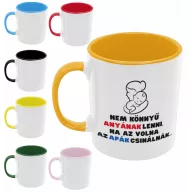 Anyaság nehéz munka - Színes Bögre