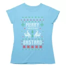 Boldog karácsony paraszt - Női Póló
