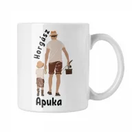 Horgász apuka - Fehér Bögre