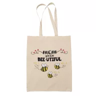   Bee-utiful anya és méhecskéi - Személyre szabható - Vászontáska