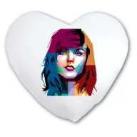 Taylor Swift Mozaik - Szív alakú Párna