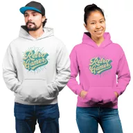 Retro Gamer - Unisex Kapucnis Pulóver