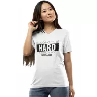 It's going to be hard - Női V-Nyakú Póló
