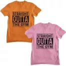 Straight outta the gym - GYM Fitness Férfi Póló
