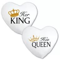 Her King - His Queen - Páros Párna (2db)