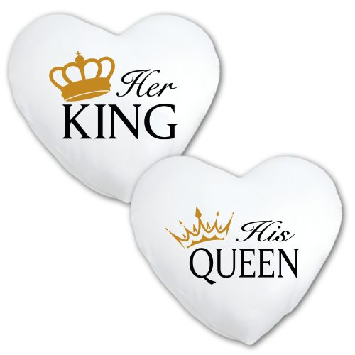 Her King - His Queen - Páros Párna (2db)