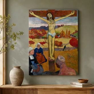 Paul Gauguin - A sárga Krisztus vászonkép