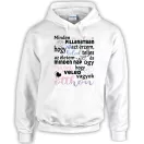 Veled teljes az életem - Unisex Kapucnis Pulcsi